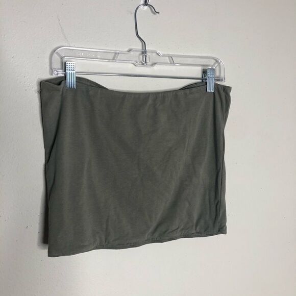 2/$20 Mighty Fine Target Bandeau Tube top Unity Gray Olive Green - Picture 9 of 9
